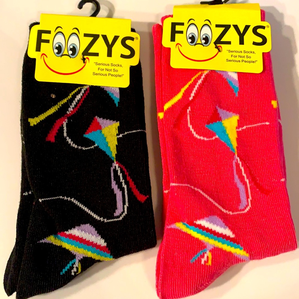 Foozys Socks 2 pair Item#111 Kites